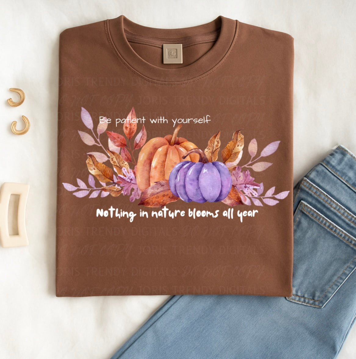 Be patient with yourself