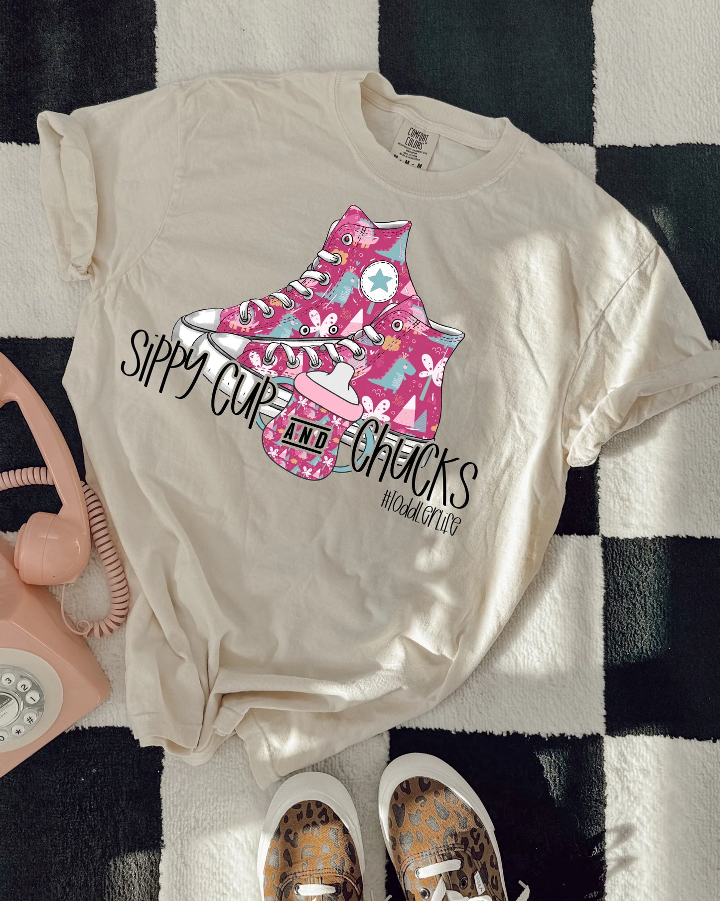 Sippy cups and chucks