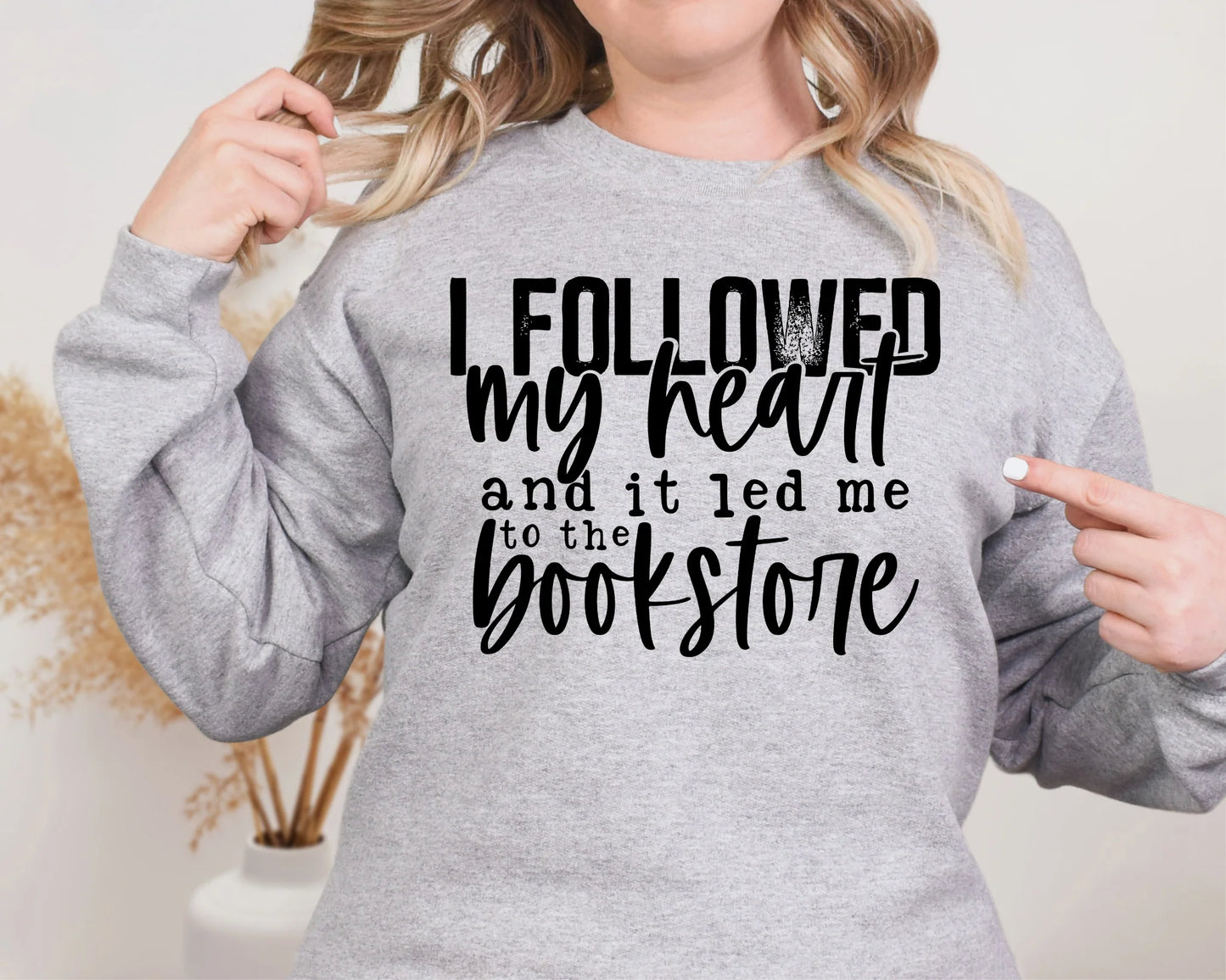 Led me to the bookstore tshirt