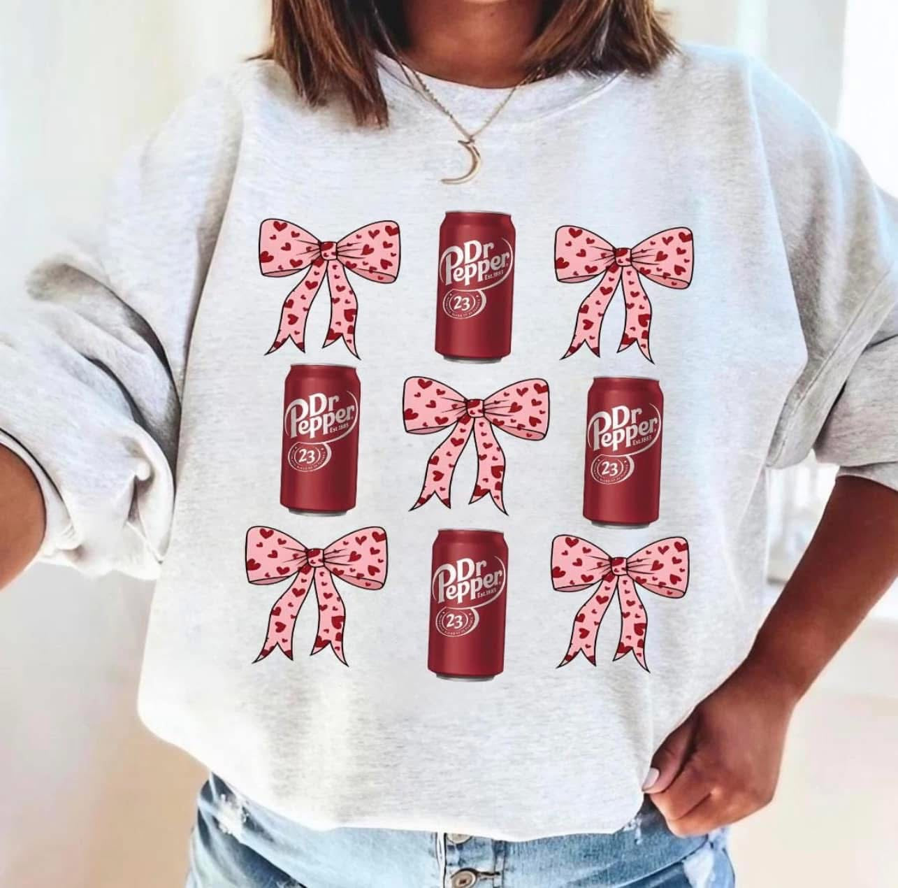 Valentine heart bows CREW