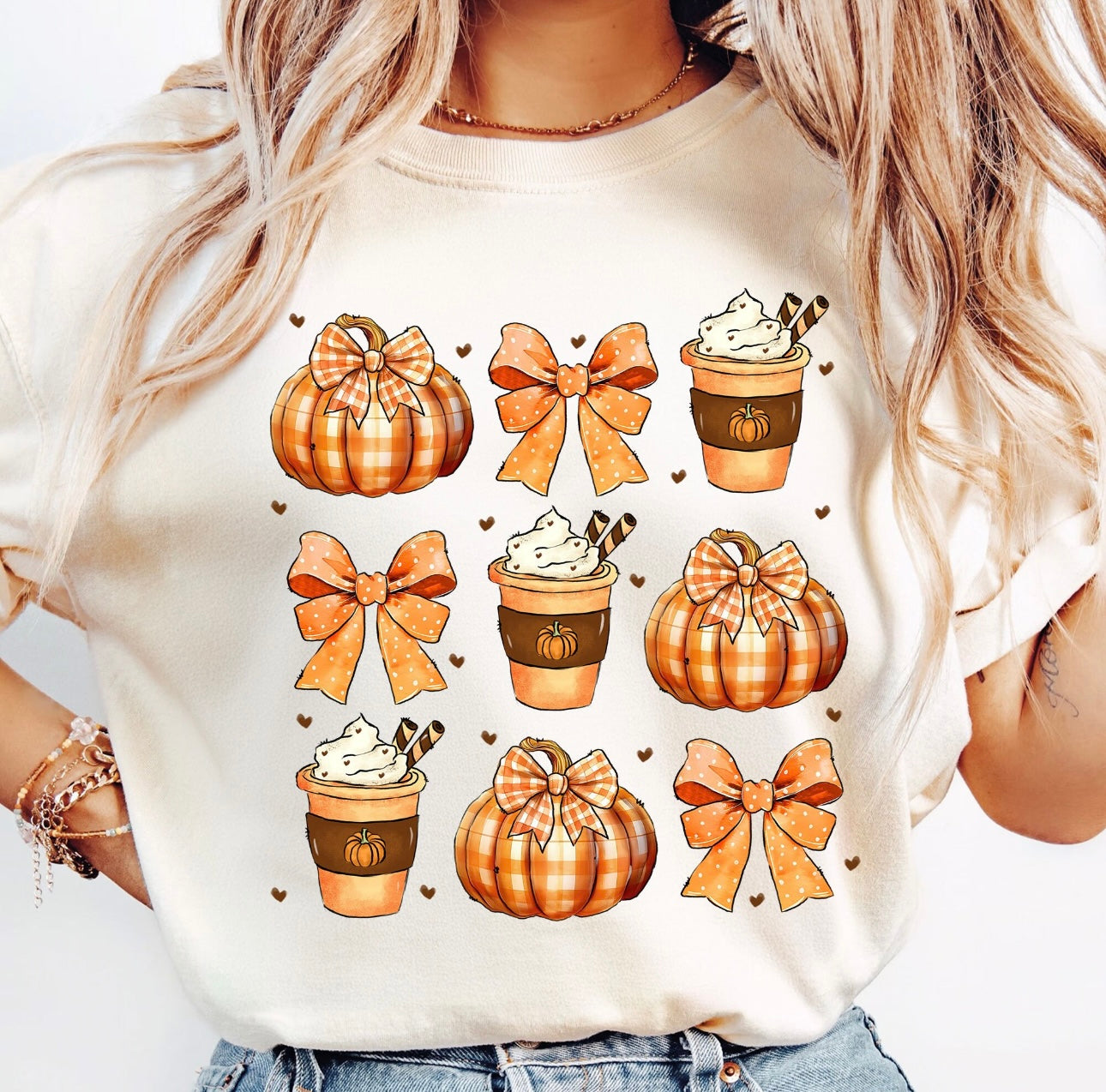 Pumpkin drink collage