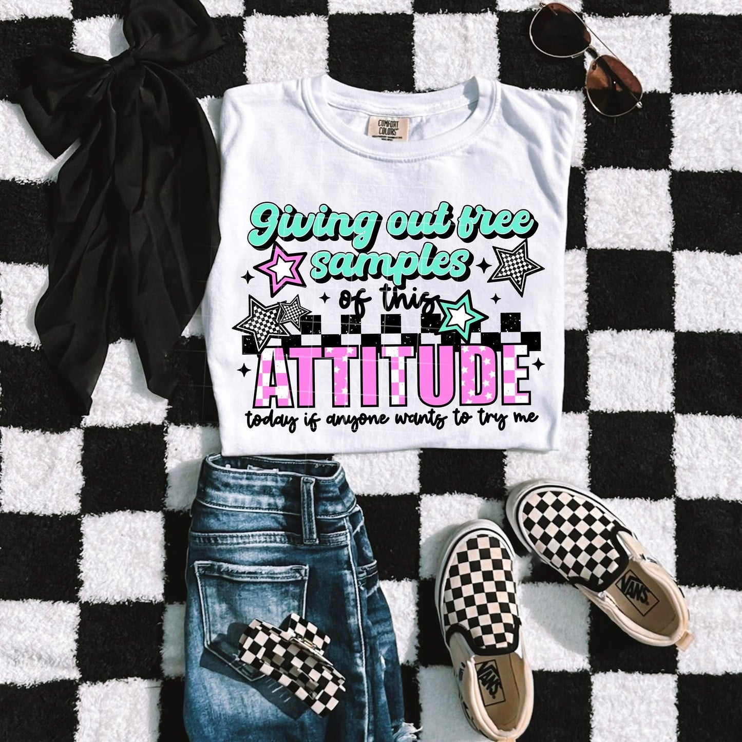 Giving out free samples