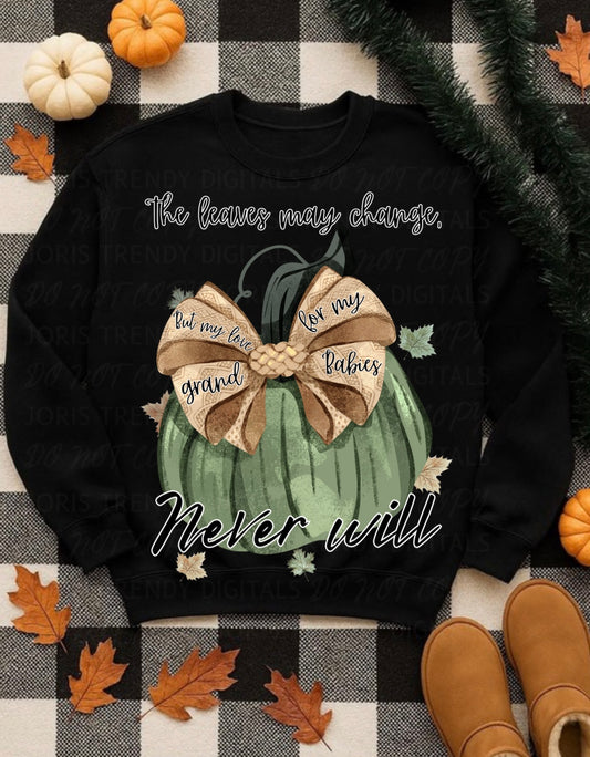 The leaves may change