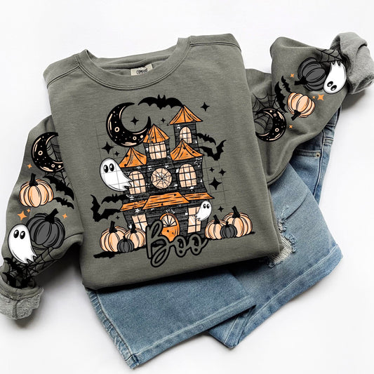 Boo haunted house