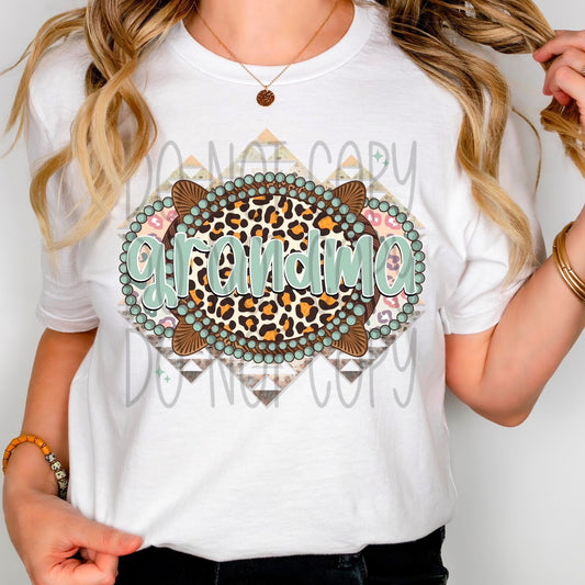 Turquoise grandma