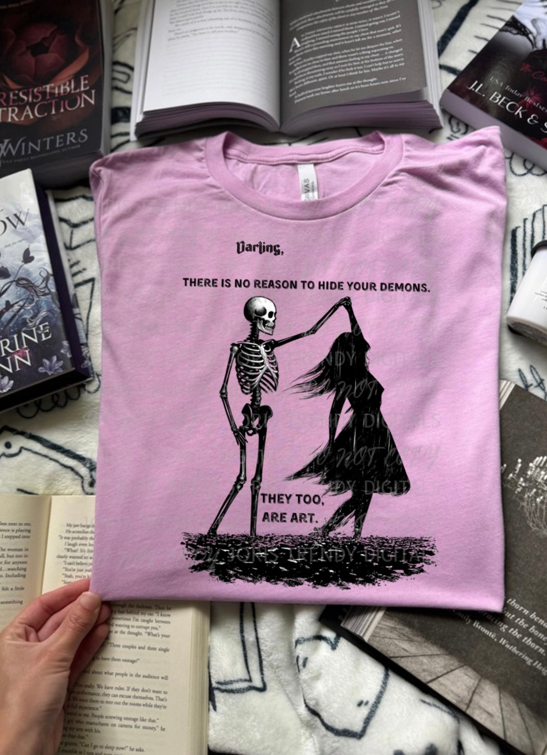 Darling there is no reason to hide your demons