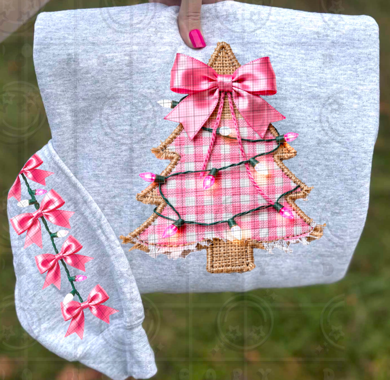 Pink Christmas tree CREW