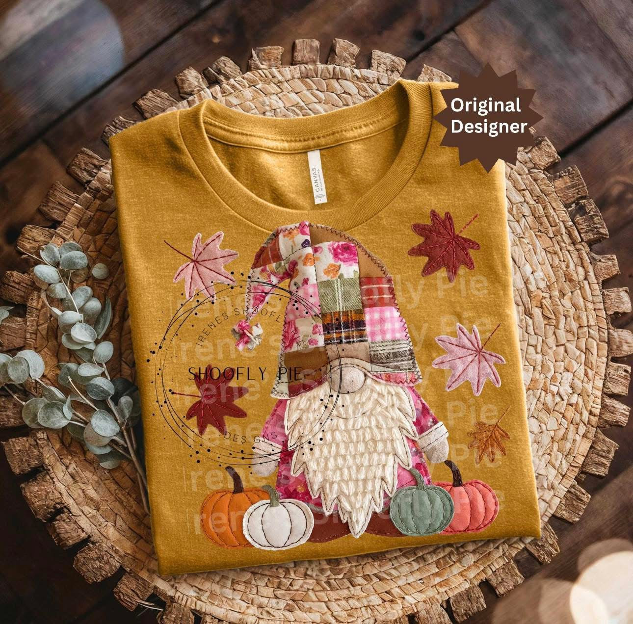 Fall patchwork knome