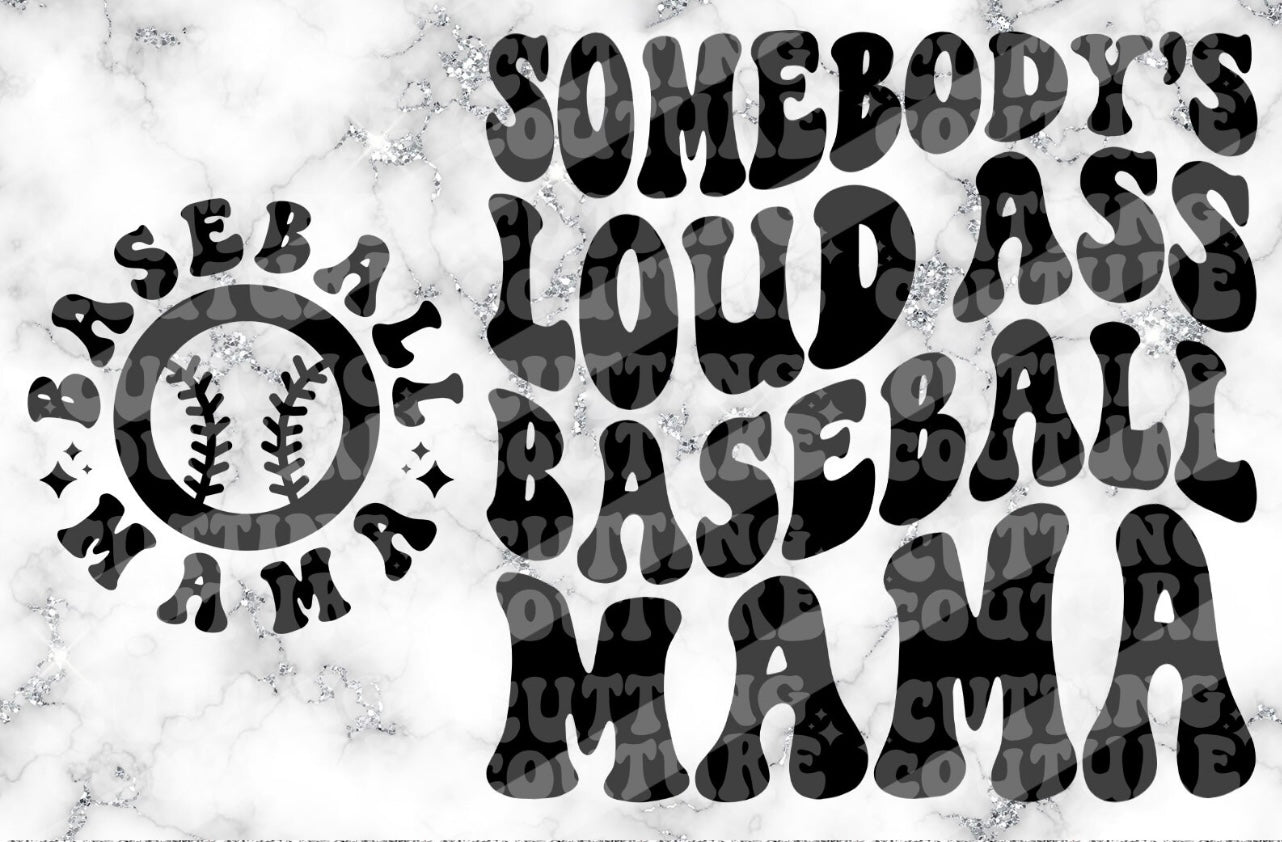 Loud ass baseball mama