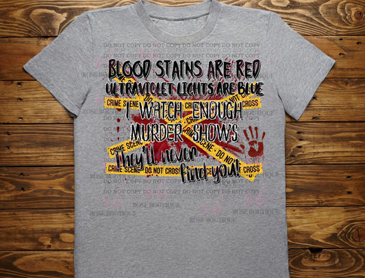 Blood stains