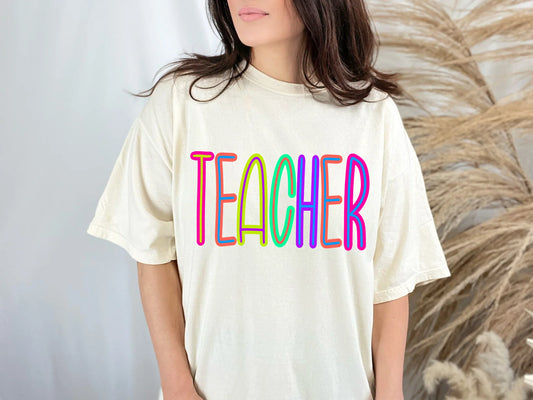 Neon teacher