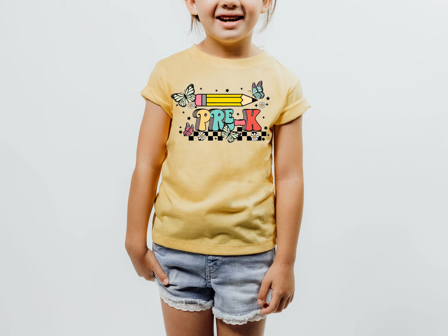 Butterfly checkered pre k