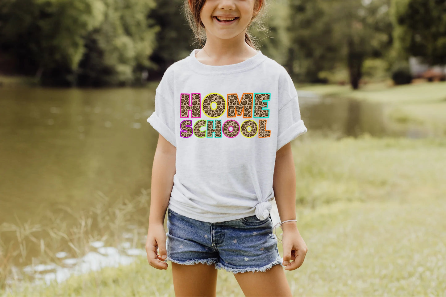 Cheetah print home school