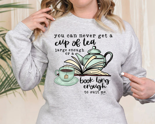 Book and tea