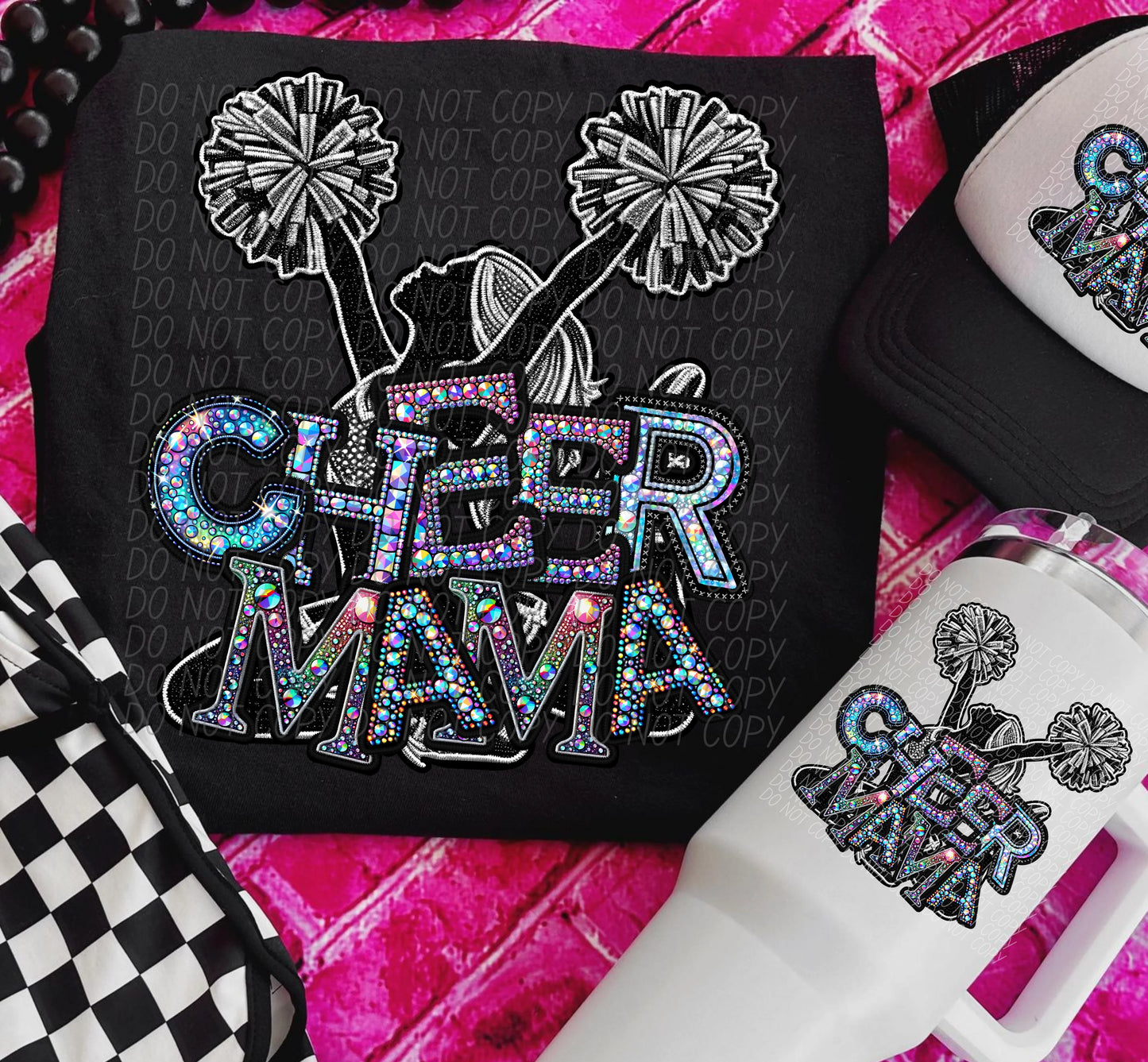 Cheer mama Pom Poms